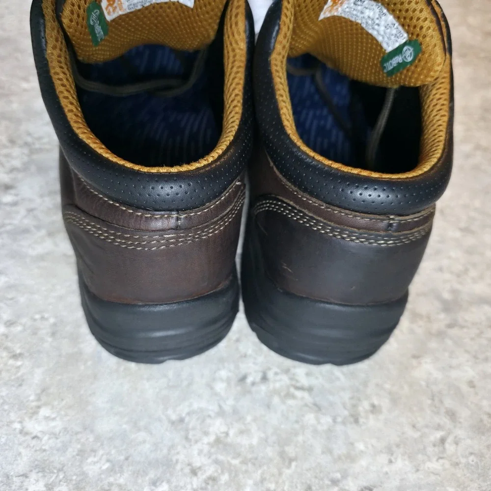 Timberland PRO Oxford Sneaker Mens Size 9 M TiTAN 47028 Brown Leather Safety Toe